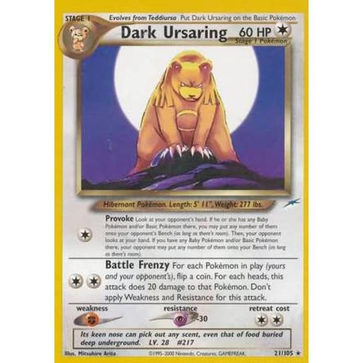 Dark Ursaring 21/105 - Neo Destiny (Unlimited) - Normal