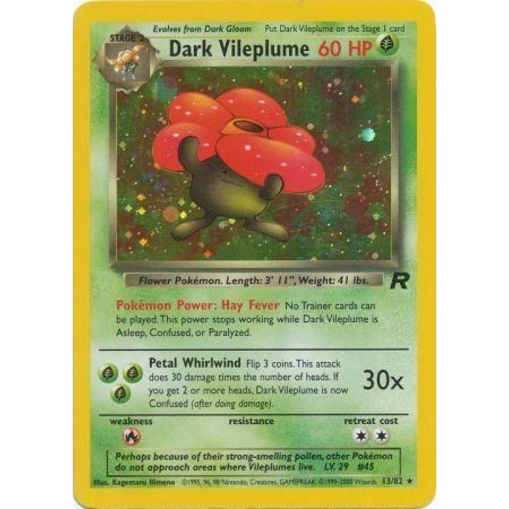 Dark Vileplume 13/82 - Team Rocket (Unlimited) - Holofoil