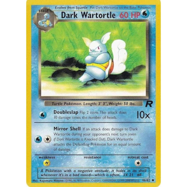 Dark Wartortle 46/82 - Team Rocket (Unlimited) - Normal