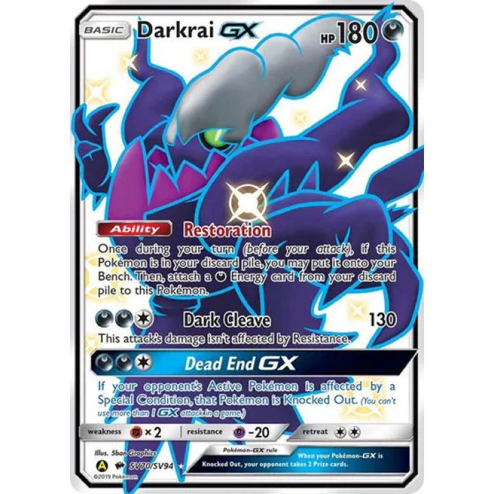 Darkrai GX SV70/SV94  - Hidden Fates: Shiny Vault - Holofoil