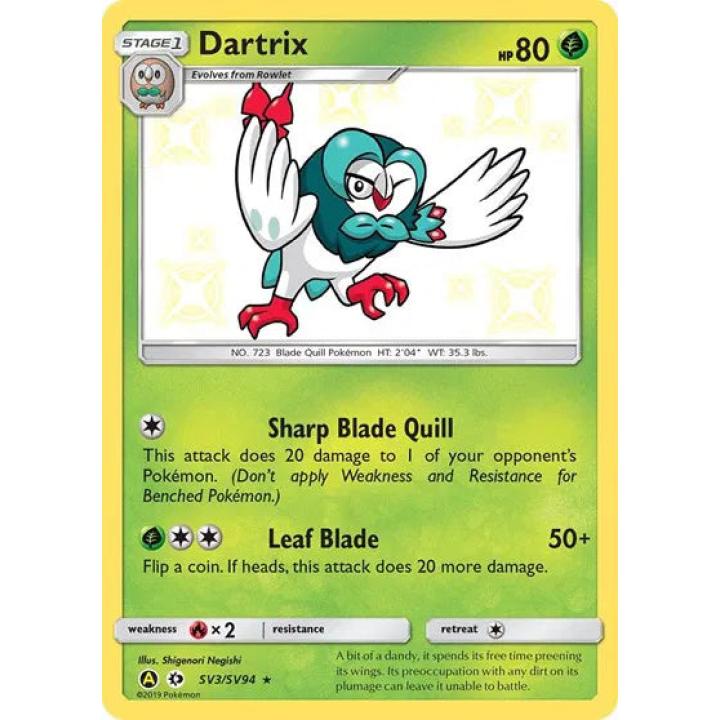 Dartrix SV3/SV94 - Hidden Fates: Shiny Vault - Holofoil