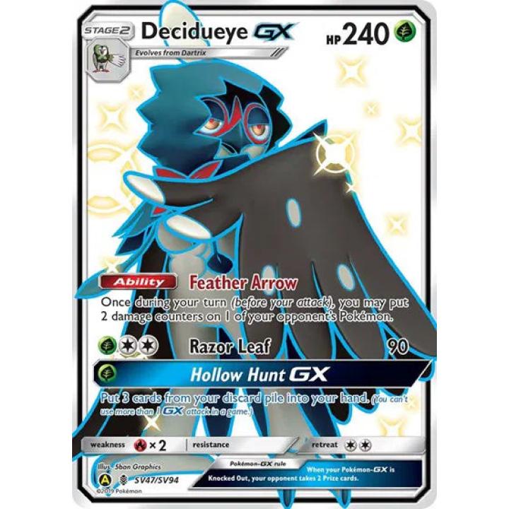 Decidueye GX SV47/SV94  - Hidden Fates: Shiny Vault - Holofoil