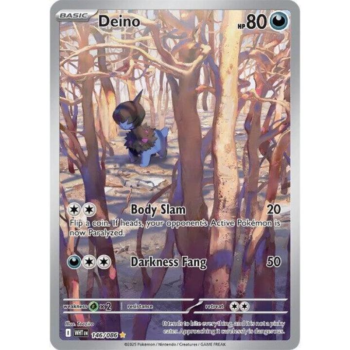 Deino 146/086 – White Flare – Holofoil