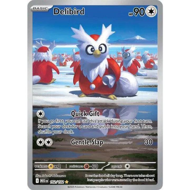 Delibird 152/132 - Mega Evolution - Holofoil