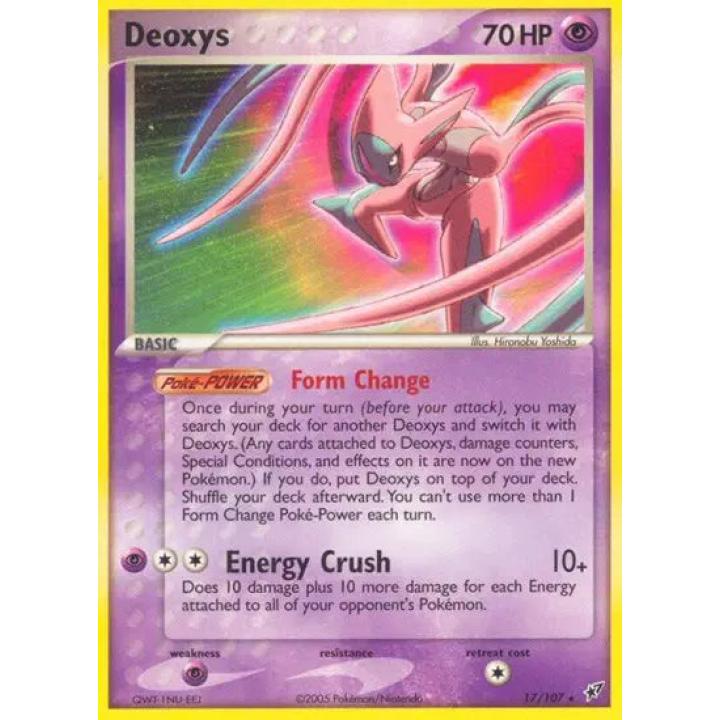 Deoxys 17/107 - EX Deoxys - Normal