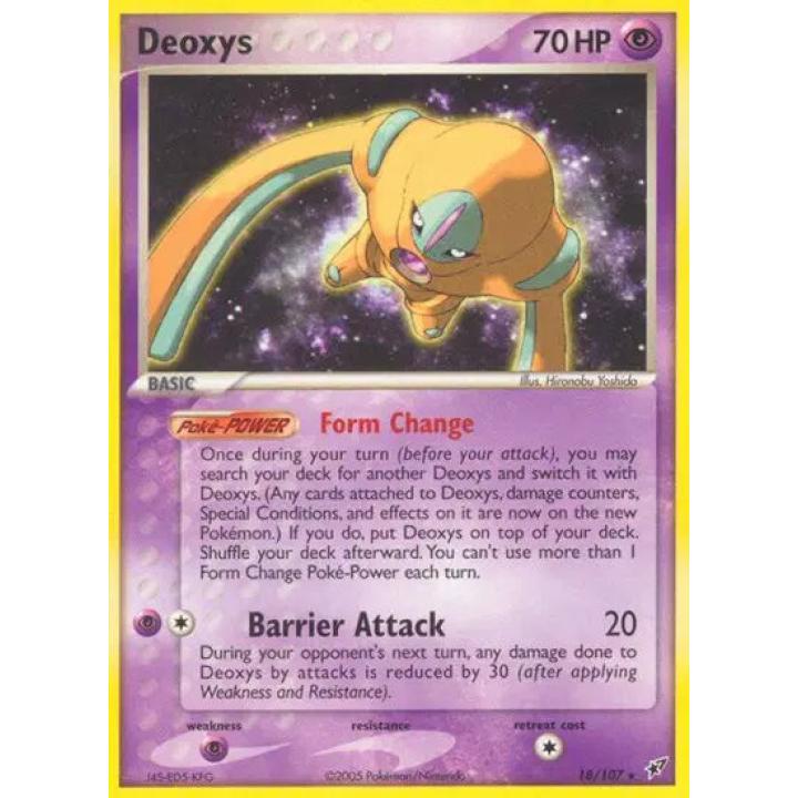Deoxys 18/107 - EX Deoxys - Normal