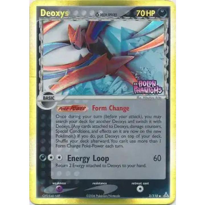 Deoxys 3/110 - EX Holon Phantoms - Reverse Holofoil