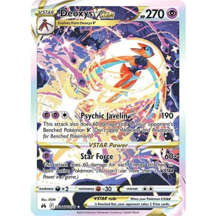 Deoxys VSTAR GG46/GG70 - Crown Zenith: Galarian Gallery - Holofoil