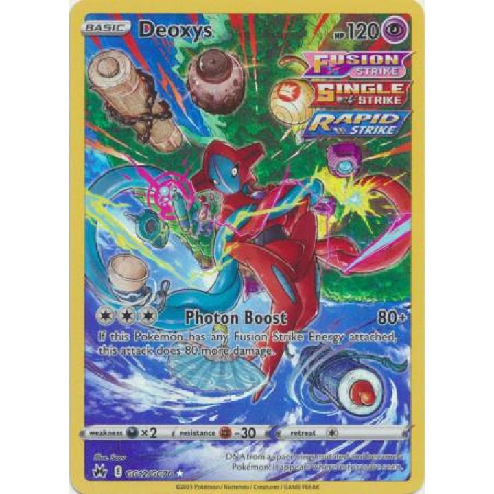 Deoxys GG12/GG70 - Crown Zenith: Galarian Gallery - Holofoil
