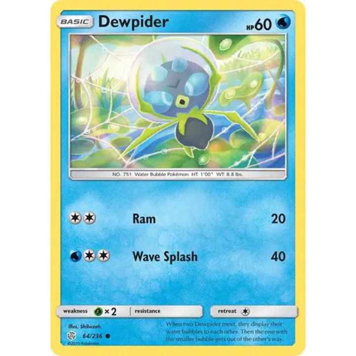 Dewpider 64/236 - Cosmic Eclipse - Reverse Holofoil