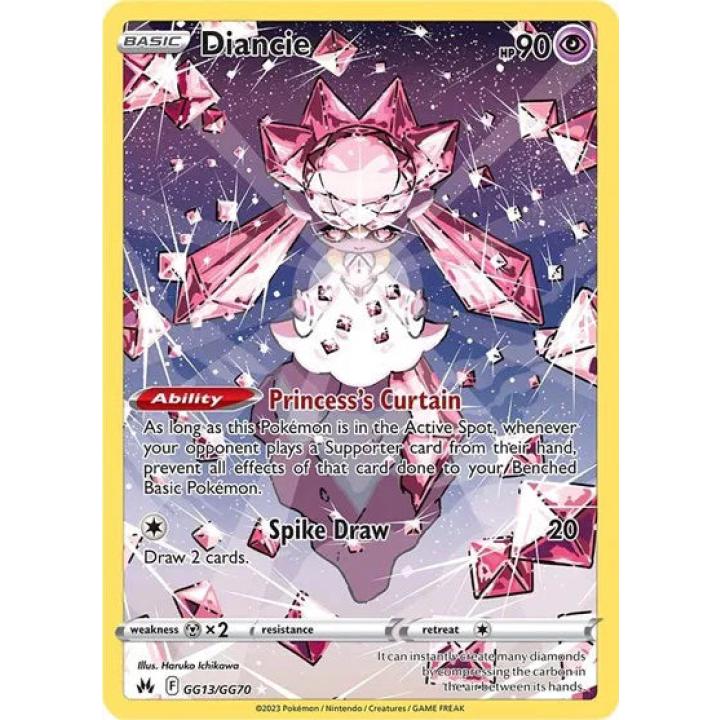 Diancie GG13/GG70 - Crown Zenith: Galarian Gallery - Holofoil