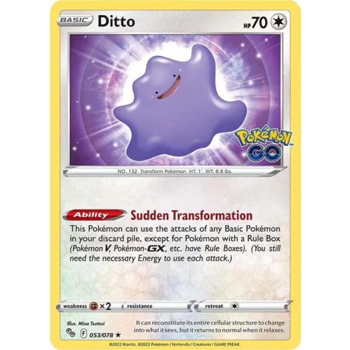 Ditto 053/078 - Pokemon Go - Holofoil