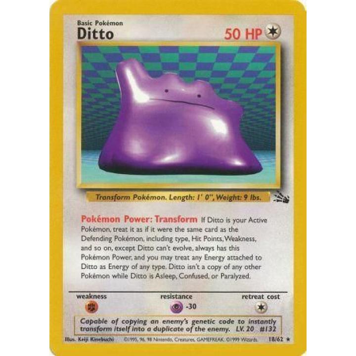 Ditto 18/62 - Fossil (Unlimited) - Normal