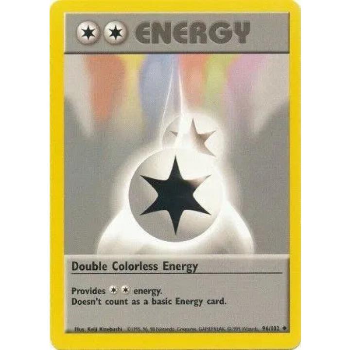 Double Colorless Energy 96/102 - Base Set (Unlimited) - Normal