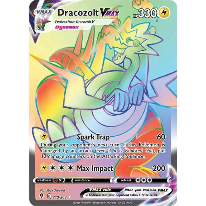 Dracozolt VMAX 210/203 - Evolving Skies - Holofoil