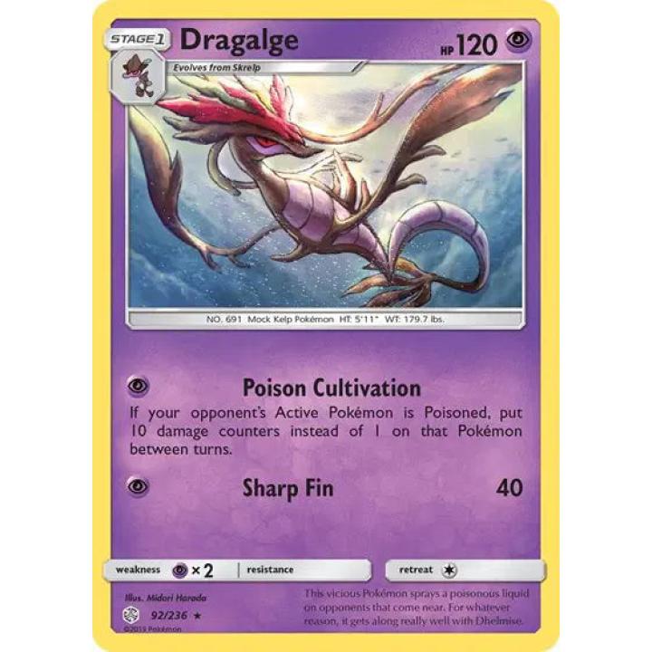 Dragalge 92/236 - Cosmic Eclipse - Reverse Holofoil