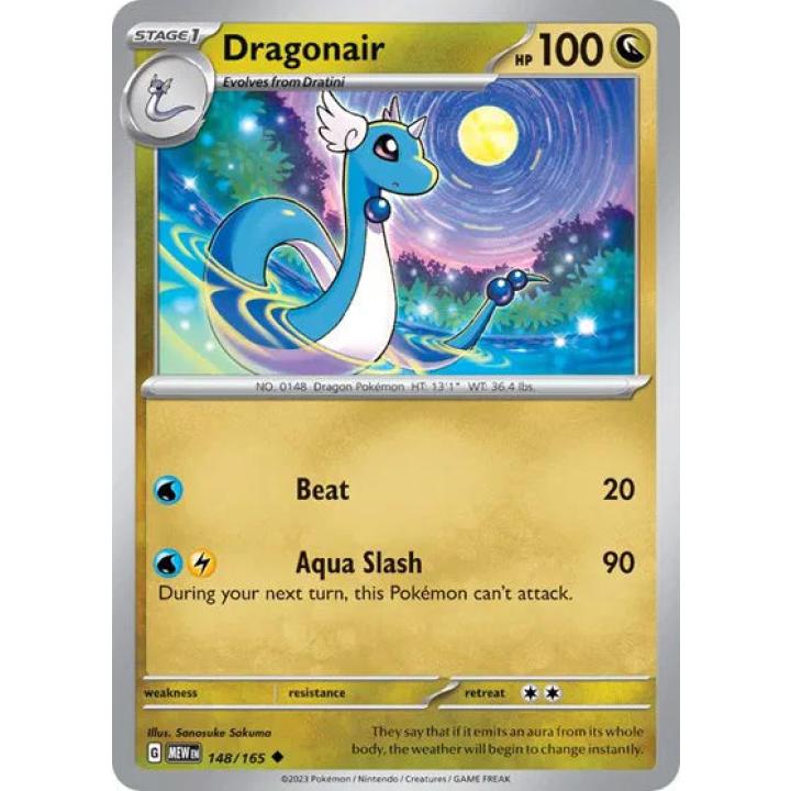 Dragonair 148/165  - Scarlet & Violet 151 - Reverse Holofoil