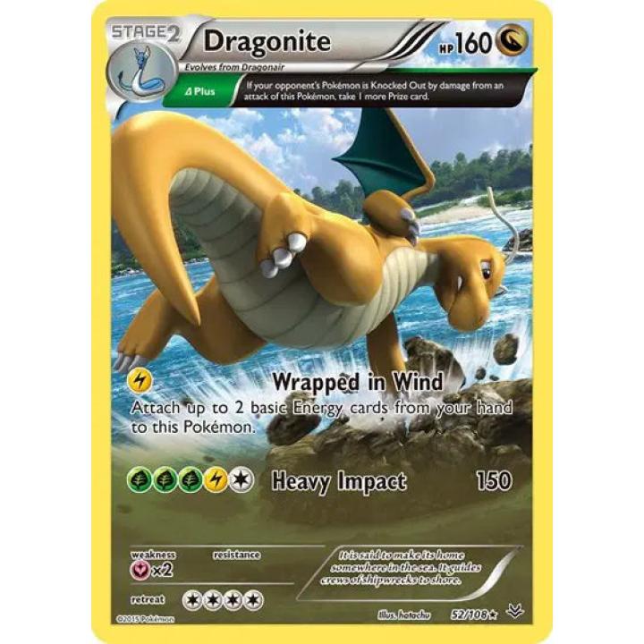 Dragonite 52/108 - Roaring Skies - Reverse Holofoil