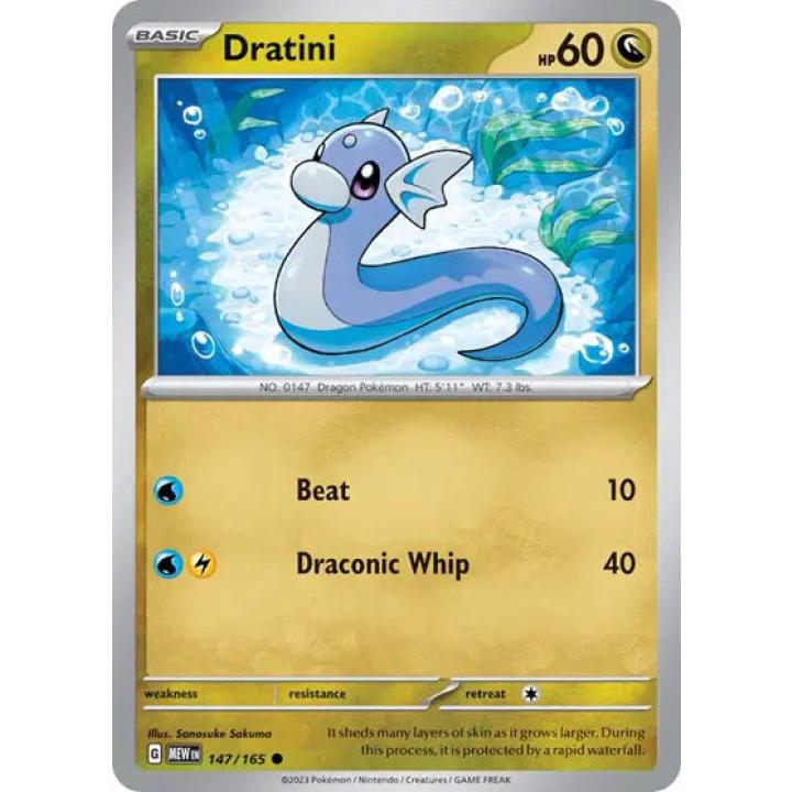 Dratini 147/165 - Scarlet & Violet 151 - Reverse Holofoil