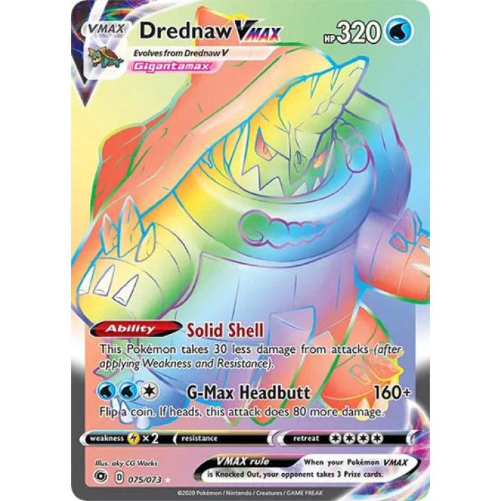 Drednaw VMAX 075/073 - Champion's Path - Holofoil