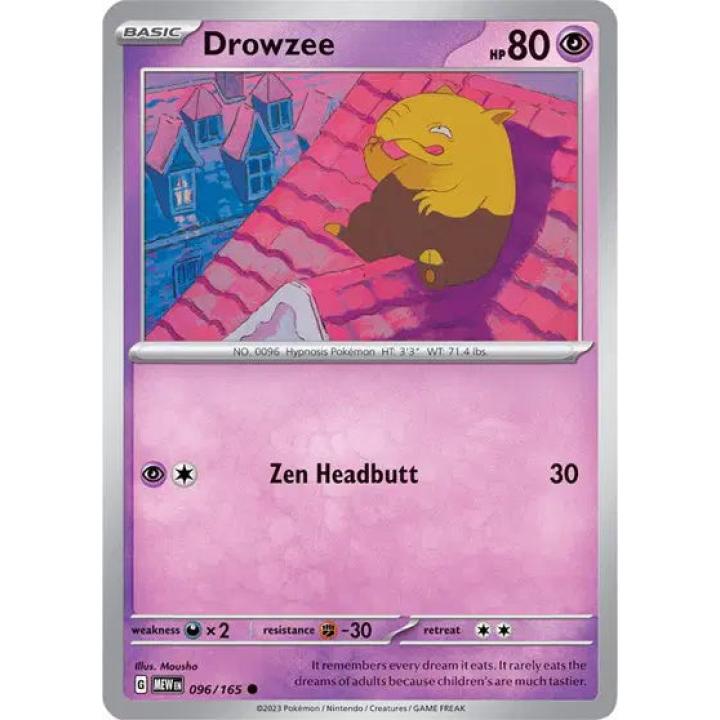 Drowzee 096/165 - Scarlet & Violet 151 - Reverse Holofoil