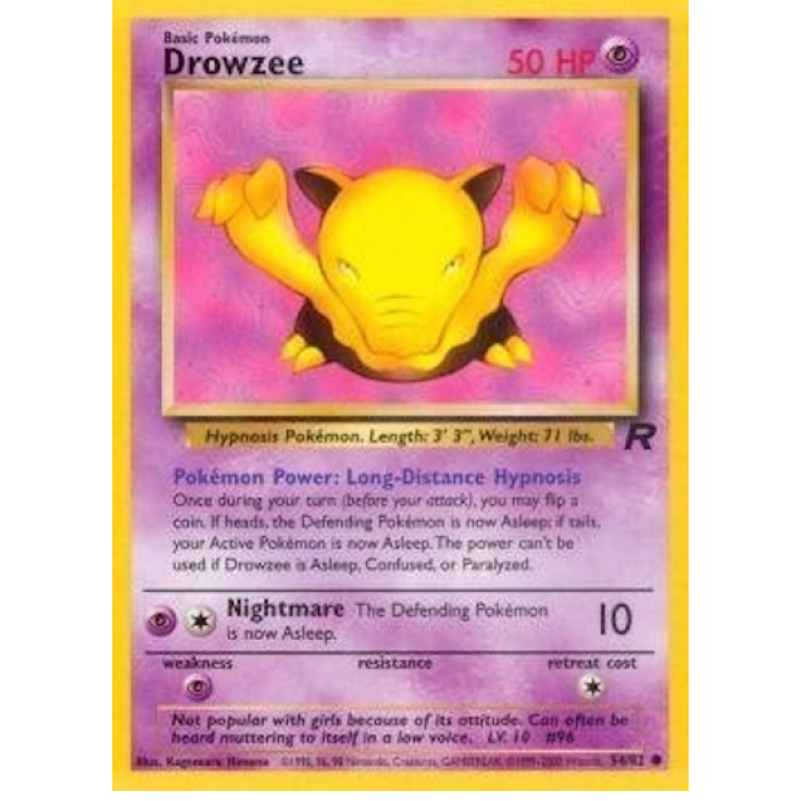 Drowzee 54/82 - Team Rocket (Unlimited) - Normal