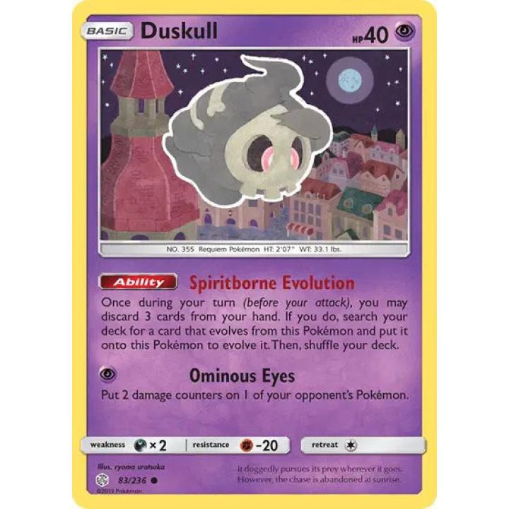 Duskull 83/236 - Cosmic Eclipse - Reverse Holofoil