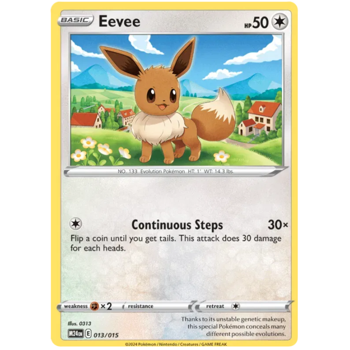 Eevee 013/015 - McDonald's Promos 2024 - Normal