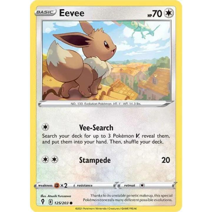 Eevee 125/203 - Evolving Skies - Reverse Holofoil