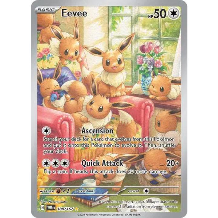 Eevee 188/167 - Twilight Masaquerade - Holofoil