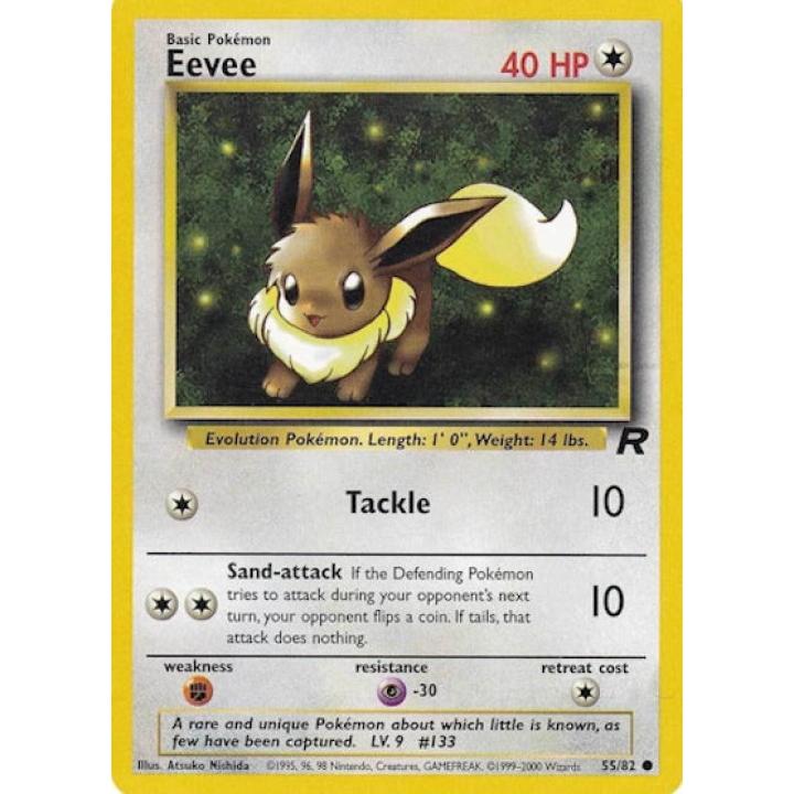 Eevee 55/82 - Team Rocket (Unlimited) - Normal