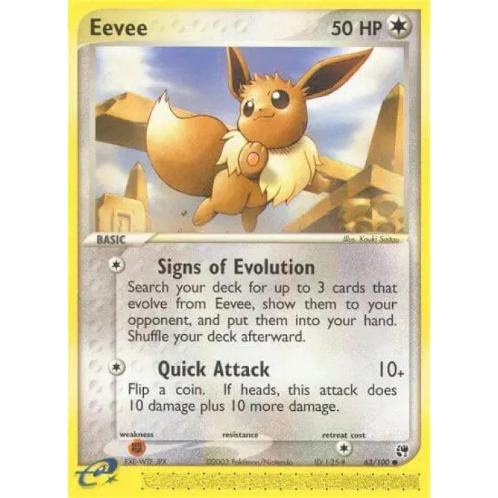 Eevee 63/100 - EX Sandstorm - Normal