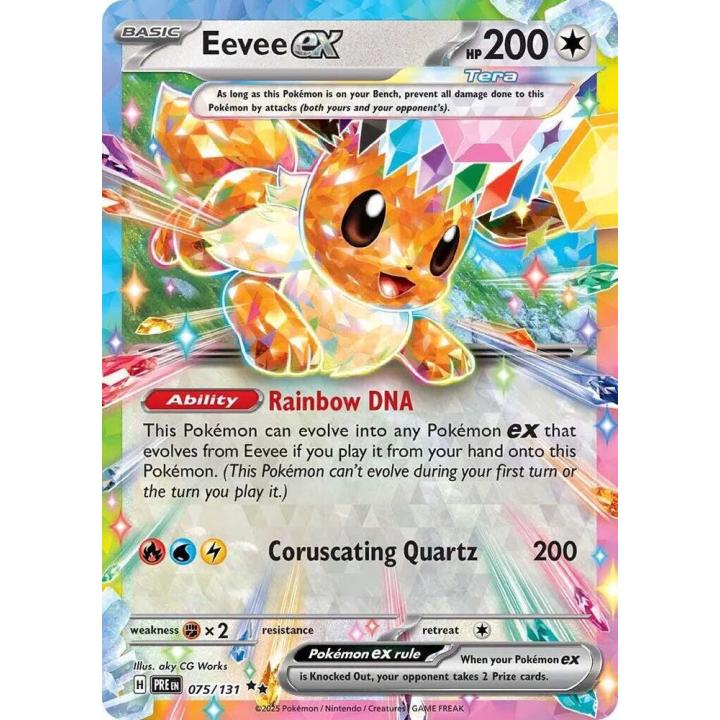 Eevee ex 075/131 - Prismatic Evolutions - Holofoil