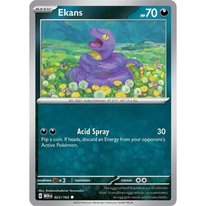 Ekans 023/165 - Scarlet & Violet 151 - Reverse Holofoil