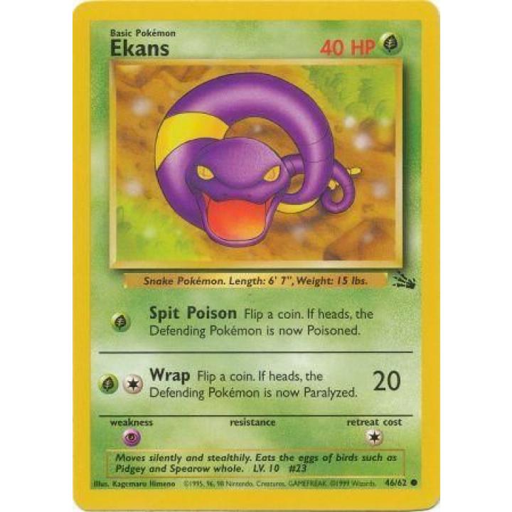 Ekans 46/62 - Fossil (Unlimited) - Normal