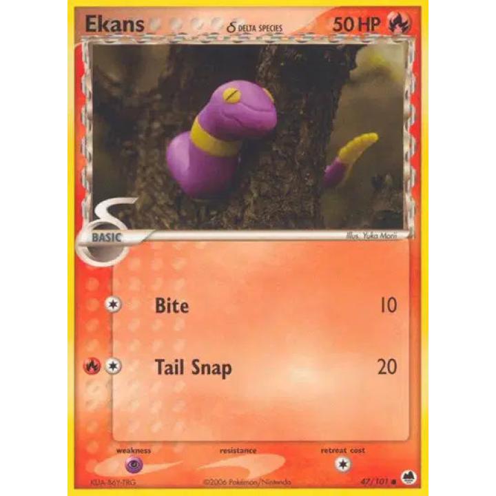 Ekans 47/101 - EX Dragon Frontiers - Normal