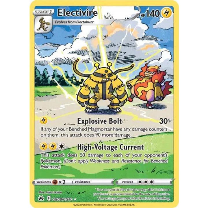 Electivire GG08/GG70 - Crown Zenith: Galarian Gallery - Holofoil