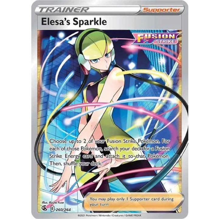 Elesa's Sparkle 260/264 - Fusion Strike - Holofoil