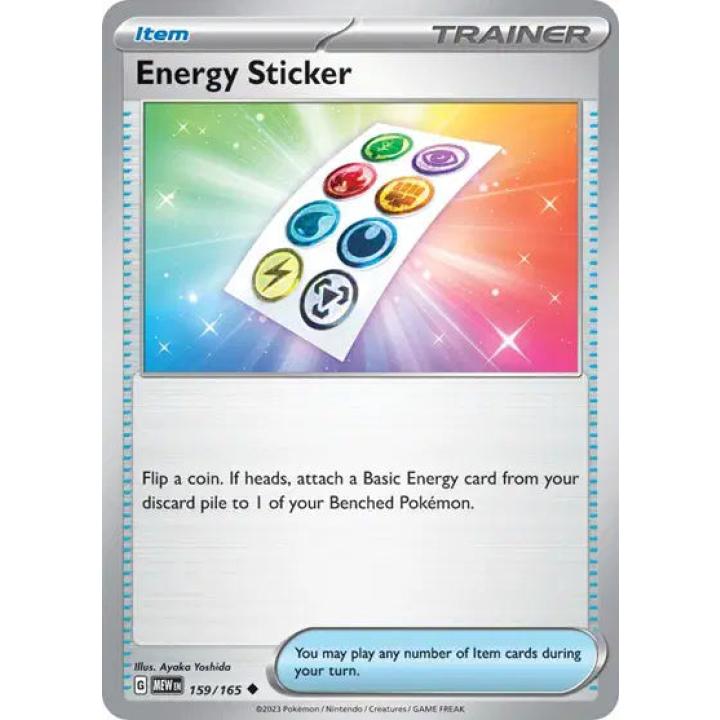 Energy Sticker 159/165 - Scarlet & Violet 151 - Reverse Holofoil