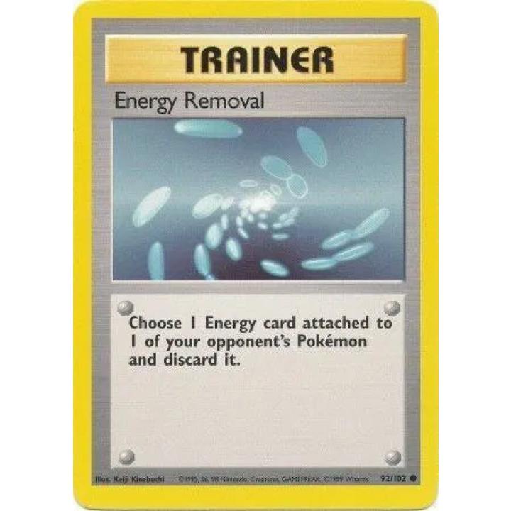 Energy Removal 92/102- Base Set (Unlimited) - Normal