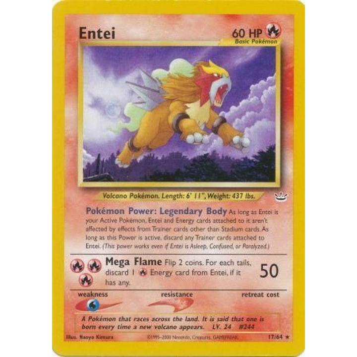 Entei 17/64 - Neo Revelation (Unlimited) - Normal