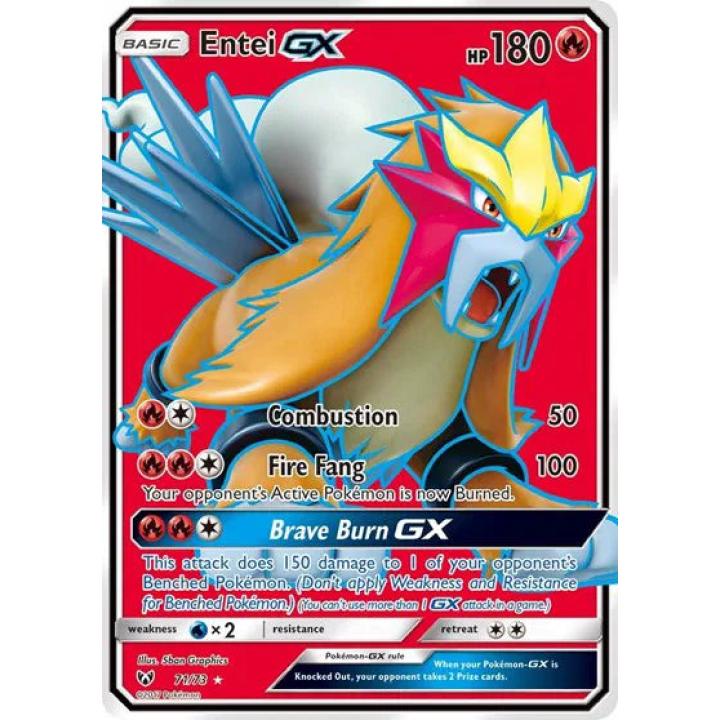 Entei GX 71/73 - Shining Legends - Holofoil