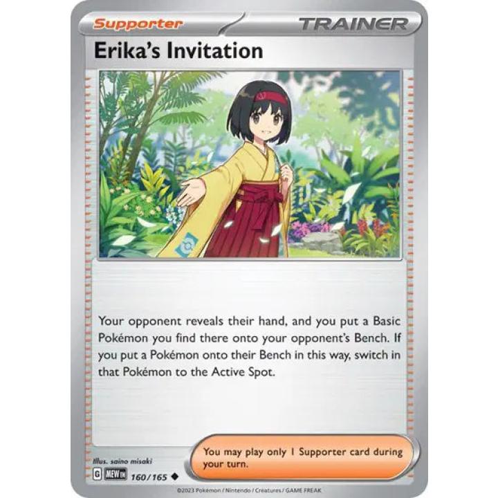 Erika's Invitation 160/165 - Scarlet & Violet 151 - Reverse Holofoil