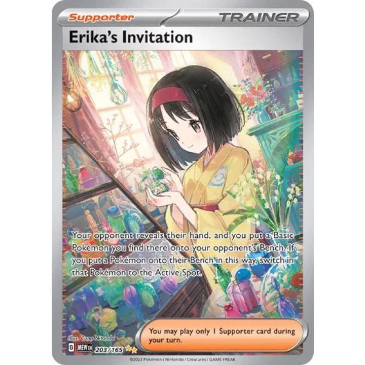 Erika's Invitation 203/165 - Scarlet & Violet 151 - Holofoil