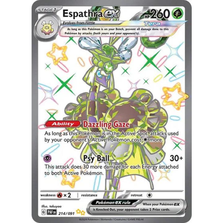 Espathra ex 214/091 - Paldean Fates - Holofoil