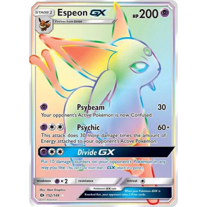 Espeon GX 152/149 - Sun & Moon - Holofoil