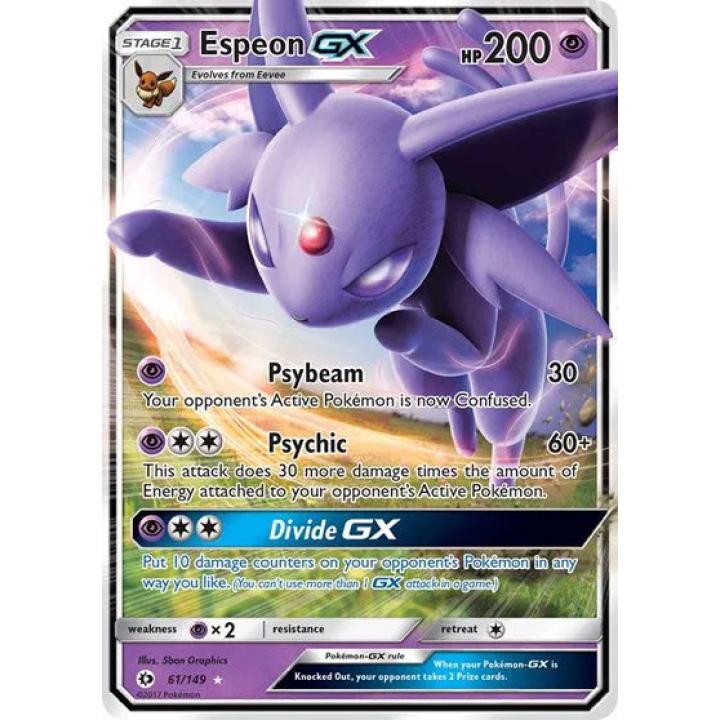 Espeon GX 61/149 - Sun & Moon - Holofoil