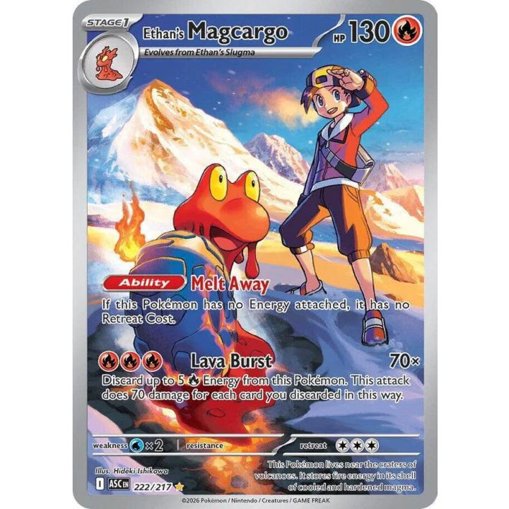 Ethan's Magcargo 222/217 - Ascended Heroes - Holofoil