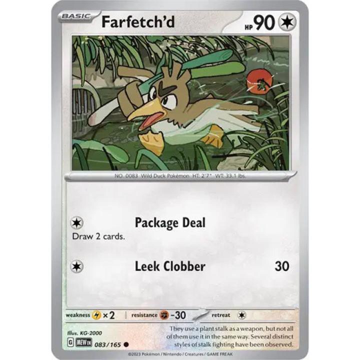 Farfetch'd 083/165 - Scarlet & Violet 151 - Reverse Holofoil