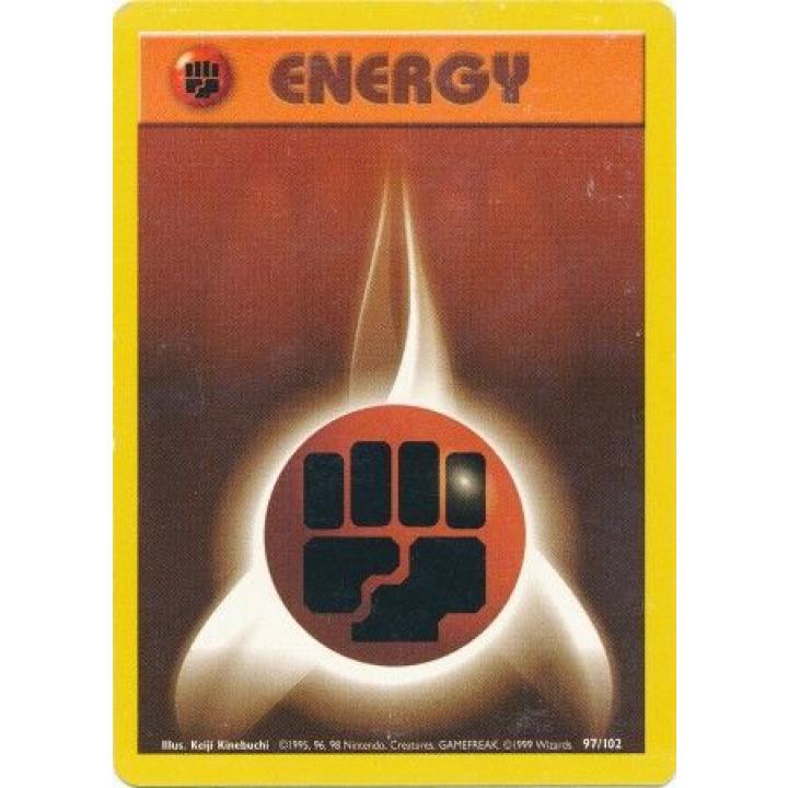 Fighting Energy 97/102 - Base Set (Unlimited) - Normal